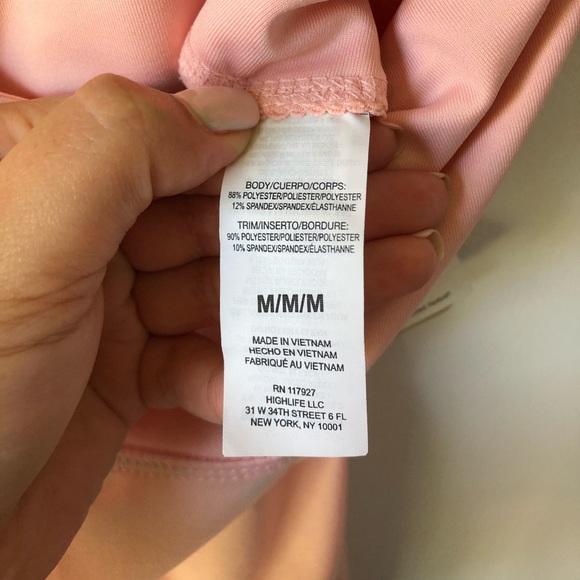 Reebok Women's Align High Rise Capri Leggings Impatiens Pink M - Picture 9 of 16